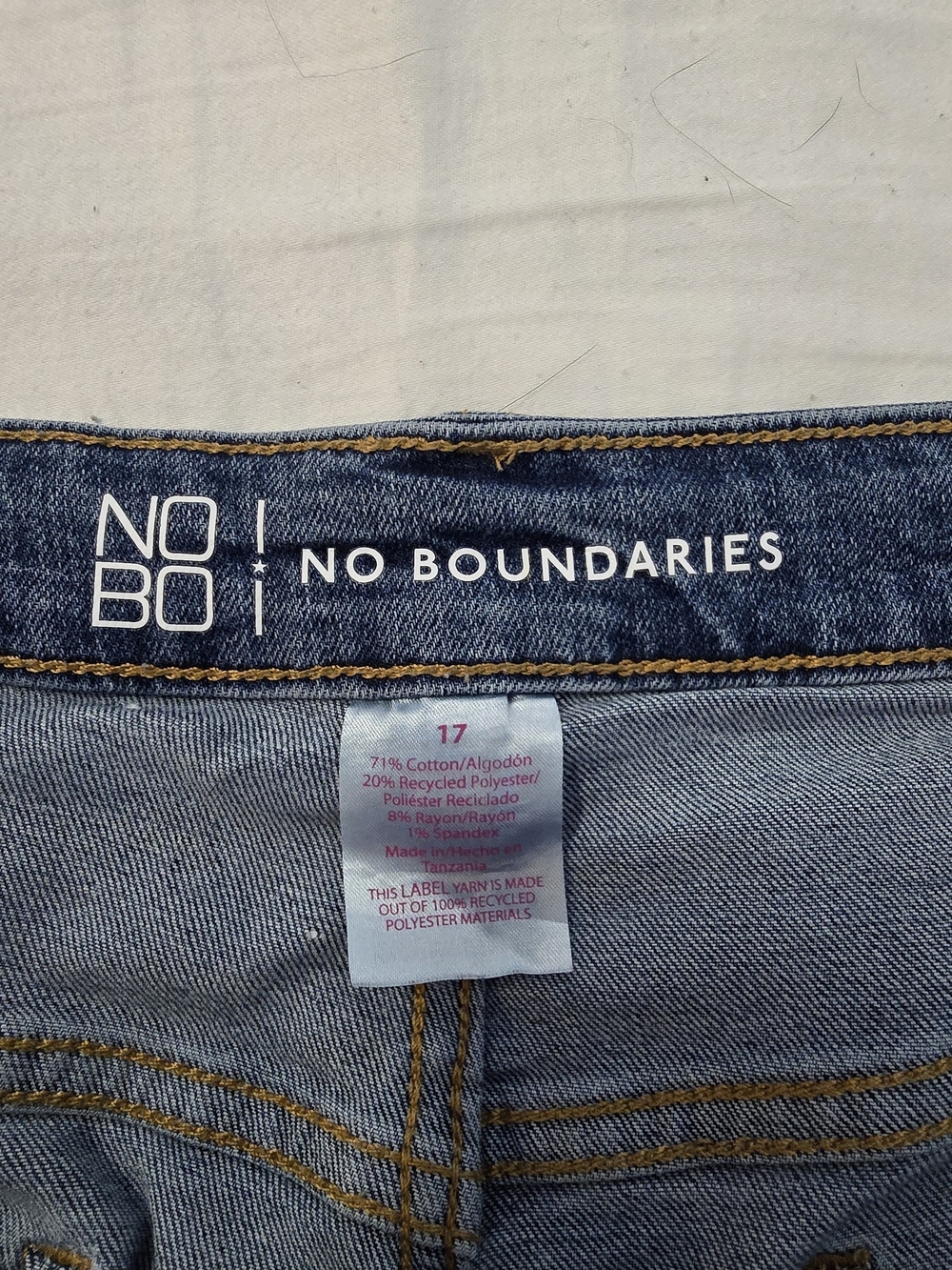 No Boundaries Light Blue Denim Shorts